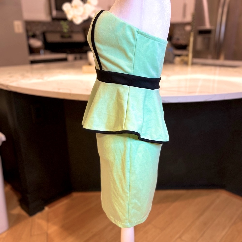 Mystic Sweet-ish Dish Mint Green Bodycon Mini Party Dress, Women’s Size Large - Picture 13 of 16